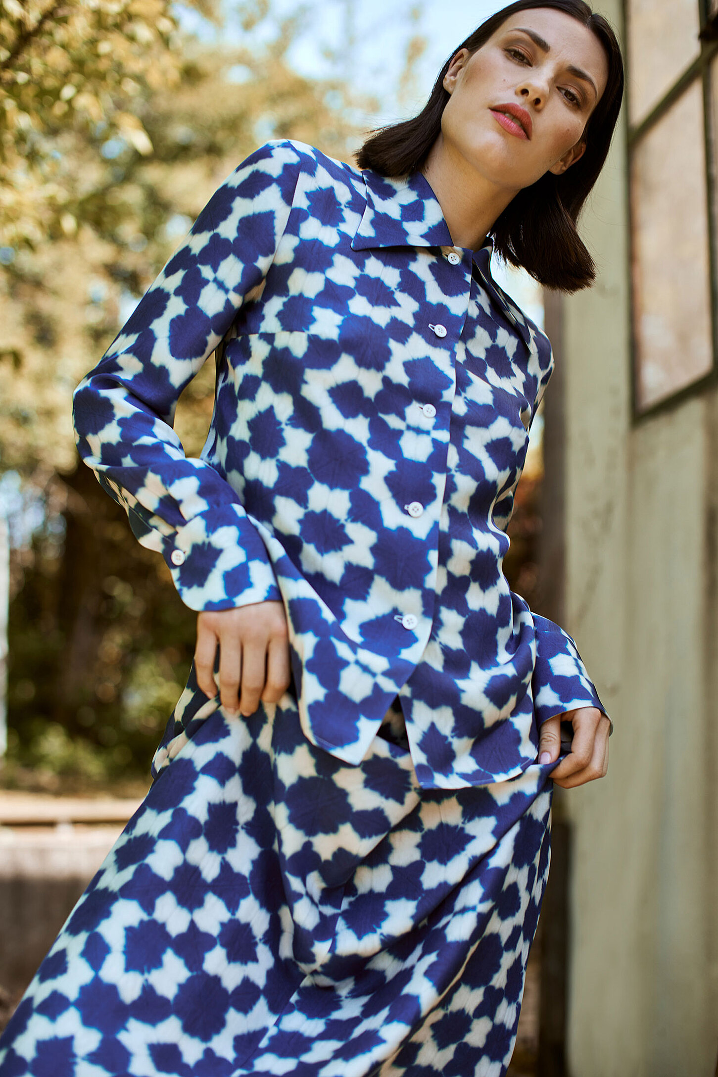Stephanie pothen, fashion collection, designer collection,, fashion photography, modefotografin, blue outfit