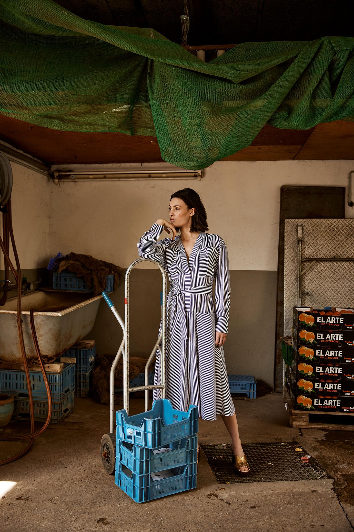 Stephanie pothen, fashion collection, designer collection,, fashion photography, modefotografin, blue dress