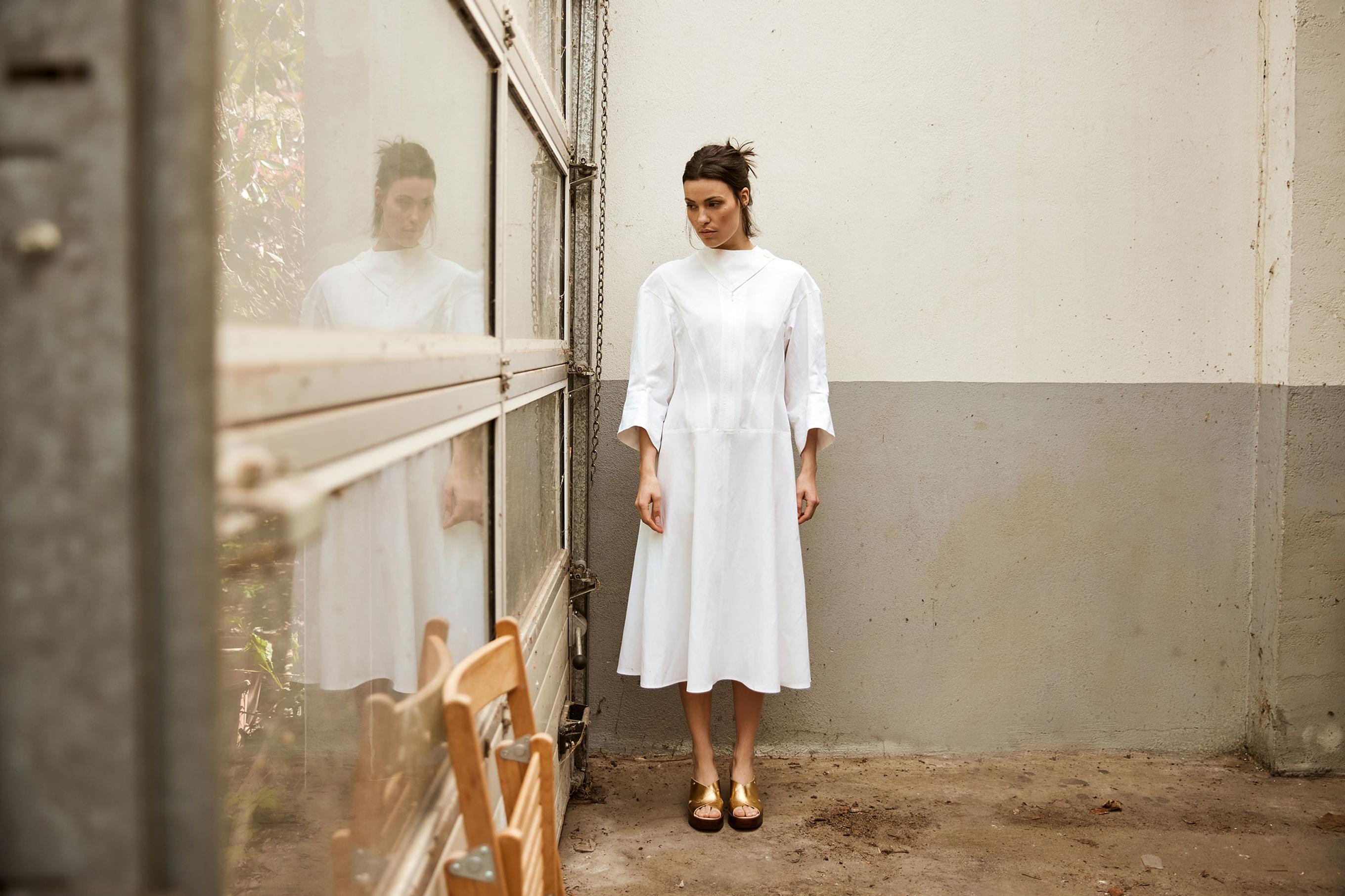 Stephanie pothen, fashion collection, designer collection,, fashion photography, modefotografin, white dress