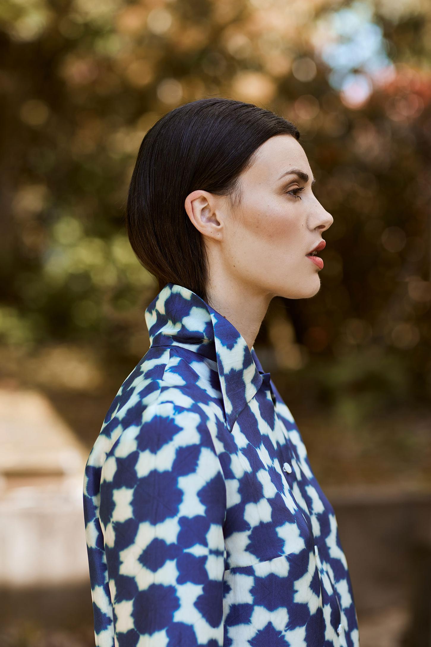 Stephanie pothen, fashion collection, designer collection,, fashion photography, modefotografin, blue outfit