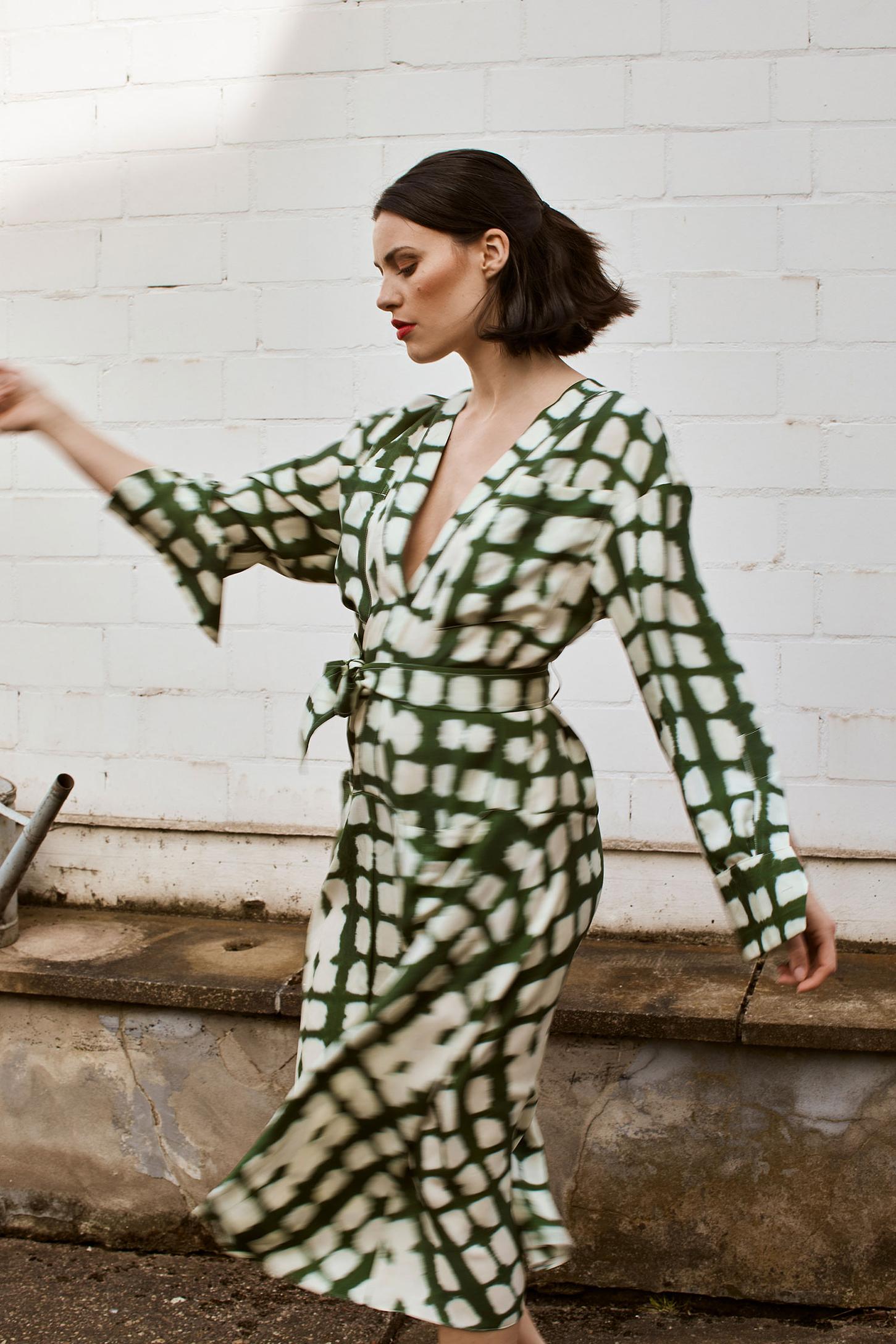 Stephanie pothen, fashion collection, designer collection,, fashion photography, modefotografin, green dress